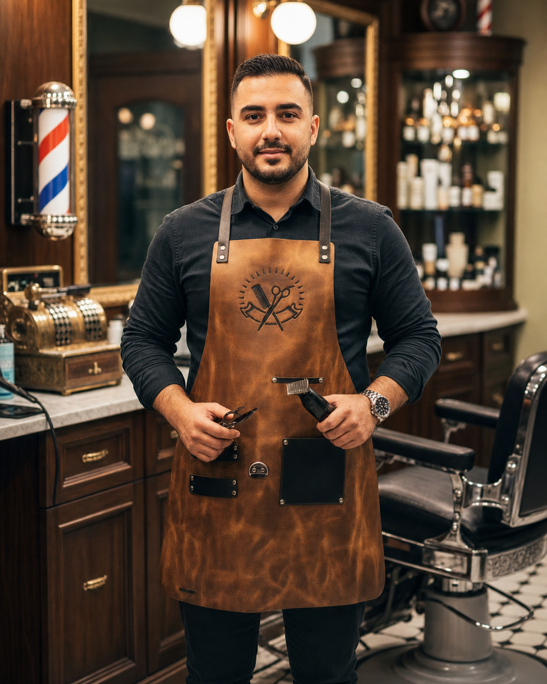 Mandil de barbero